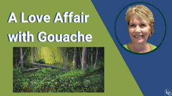 Linda Glover Gooch teaches gouache painting